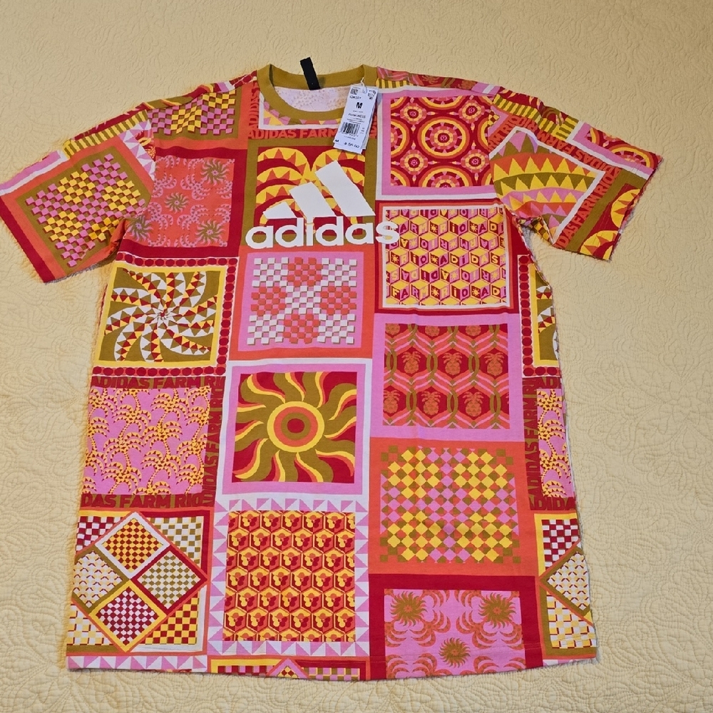 Farm Rio + Adidas T-Shirt Dress